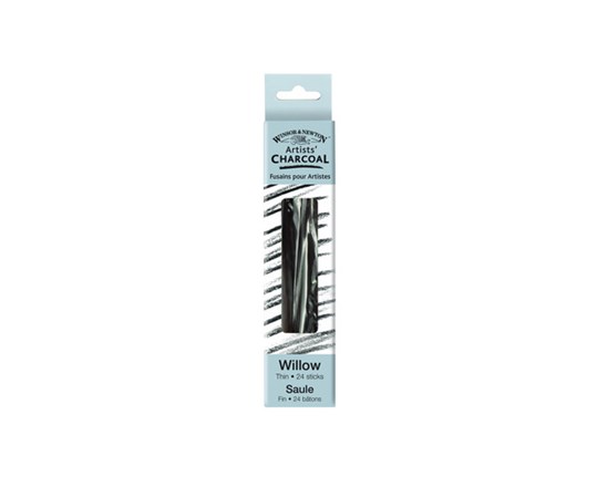 Willow Charcoal Thin 24Pcs