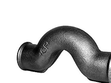 Overbøjning sort muffe/muffe 1/2 x 1/2