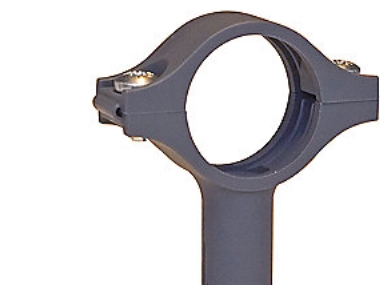 Rörhållare 10 mm - mörkgrå. ljus modell PA6 | Rörhållare | GameStuff