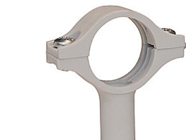 Rörhållare 20 mm - ljusgrå. medium PA6 för alupex | Rörhållare | GameStuff