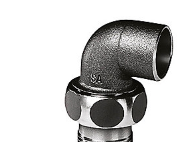Vinkelunion 1/2 -15 Mm - Rørgevind Nippel Og Loddemuffe
