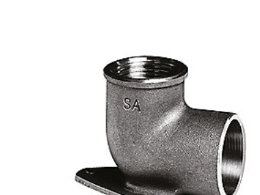 Dækvinkel 1/2 -12 Mm - Rørgevind Muffe Og Loddemuffe Med Trekantflange