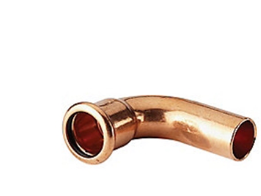 böjning 18 mm 90° M-N - nippel Cu press. M- och V-brickor | VVS Artiklar - Rör & Kopplingar - Kopparrör och rördelar | GameStuff