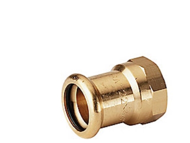 overgangsmuffe 3/4x18mm - 3/4x18mm Cu press. M og V bakker. Rødgods | VVS Artiklar - Rör & Kopplingar - Kopparrör och rördelar | GameStuff