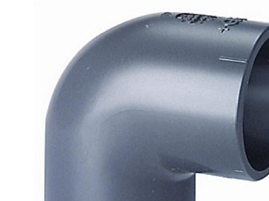 PVC vinkel 90° 90mm - 721.100.113 +gf+ | VVS Artiklar - Rör & Kopplingar - PVC rör och rördelar | GameStuff