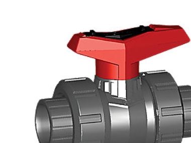 PVC kulventil 32mm - 161.546.064 +gf+ | VVS Artiklar - Rör & Kopplingar - PVC rör och rördelar | GameStuff