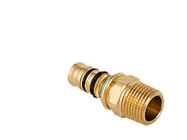 Geberit Mepla Overgang Med Udvendigt Gevind D=26 Mm R=1/2"