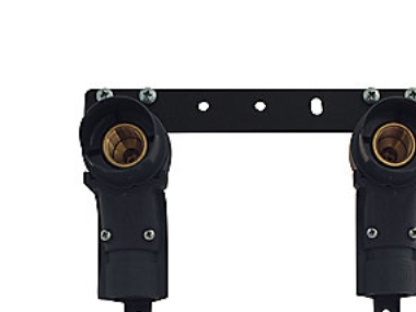 1/2x15mm koblingsdåse - dobbelt koblingsdåse til mur med beslag 153 mm | VVS Artiklar - Rör & Kopplingar - Pex rör och rördelar | GameStuff