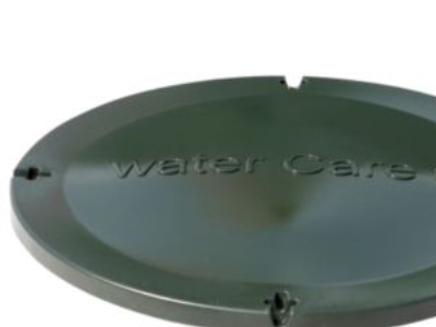 PE-dæksel 500mm, Watercare - aflåseligt, inkl. beslag til montering