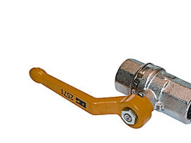 Venus Gask.hane 3/8 DVGW-Gas - med håndtag muffe-muffe | Ventiler och avstängningskranar | GameStuff