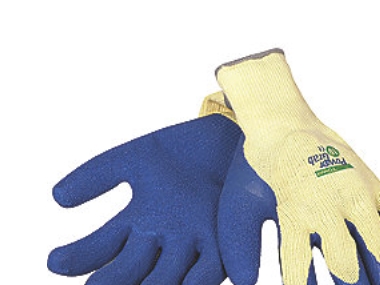 Handske Powergrab Ce-10 - Latex-Färbemittel Handske
