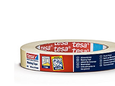 Tesa 05085-00000-02, Almindelig Maskeringstape, Papir, Gul, Keramisk, Glas, Metal, Plast, Træ, Universel, 2 Dage