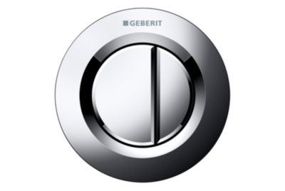 Geberit Betj. Omega01 2Skyl Kr - Fjernudløsning Pneumatisk - Krom - Mur
