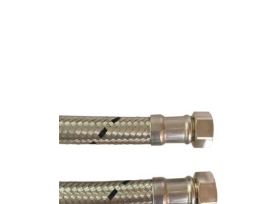 Neoperl Silikonschlauch Dn20 Edelstahlgeflecht 3/4 Überwurf X 3/4 Überwurf 1000 Mm (Für Kalt- & Warmwasser) 90°C Bei 10 Bar