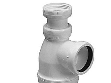 1 1/4" X 32 Mm Weißes Kunststoff-Siphon/Schlauchverschluss