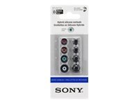 Sony EP-EX10A - Ørepropper sæt - sort - for DR-BT100  EX MDR-EX36  MDR-EX300, EX33, EX34, EX35, EX36, EX500, EX56, EX76, XB20, XB40