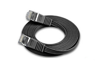 Slim Patchcords Pkw-Stp-Slim-Kat6 0.1 Sw, 0,1 M, Cat6, U/Ftp (Stp), Rj-45, Rj-45