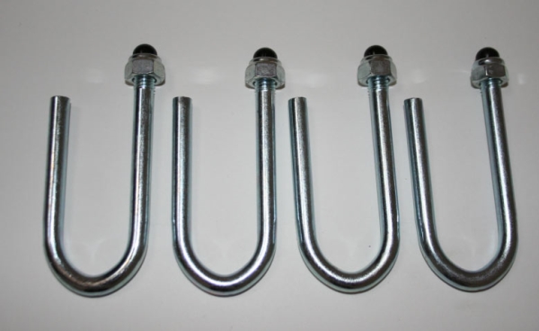 Hörby Bruk Cancan J-bøjning (4 stk) indbefatter møtrikker