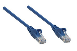 Intellinet Cat6, Sftp, 0.25M, 0,25 M, Cat6, S/Ftp (S-Stp), Rj-45, Rj-45, Blå