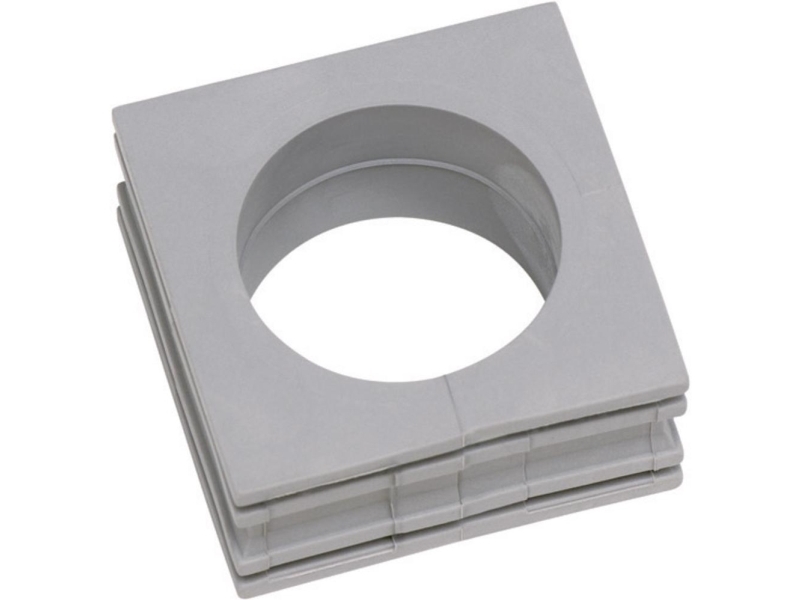 Icotek KT 27 Kabelgennemføring slidset Klemme-diameter (max.) 28 mm Elastomer Grå 1 stk