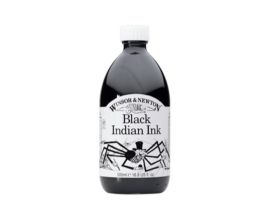 Drawing Ink 030 Black Indian Ink 500 Ml