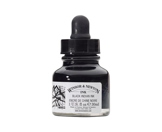 Winsor &Amp Newton Winsor &Amp Newton Zeichnung Tinte Schwarz Tinte 30Ml Uniw