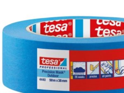 Tesa Präzisionskrepp 4440 Außen Uv Plus Glatt Blau L.50M B.38Mm Rl.Tesa (04440-00003-00)