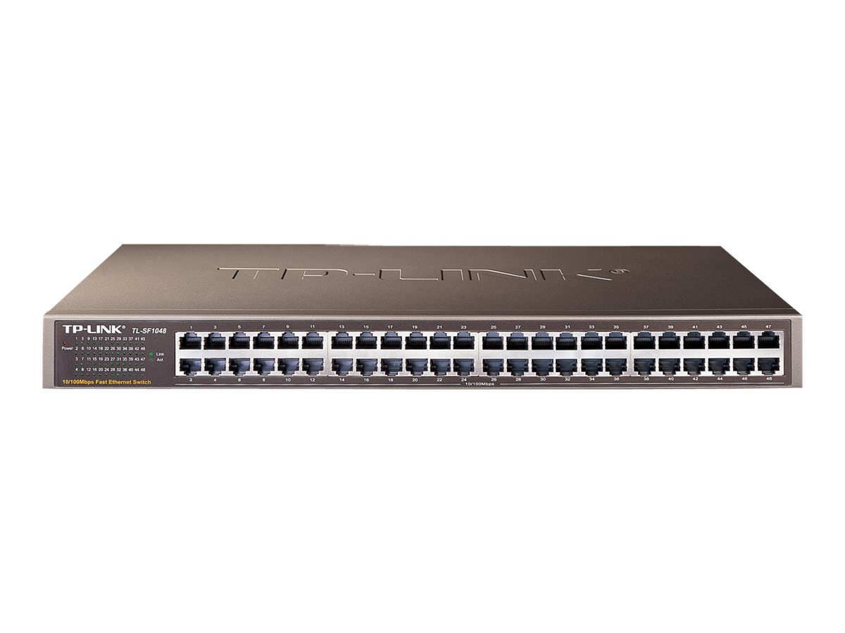 Tp-Link Tl-Sf1048 V6, (10/100), Ieee 802.3, Ieee 802.3U, Ieee 802.3X, Sort, Fcc, Ce, Rohs, 50/60 Hz, Microsoft Windows Xp, Vista...