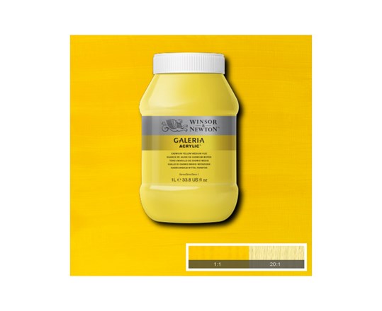 Galeria Acrylic 1L Cad Yel Medium Hue 120