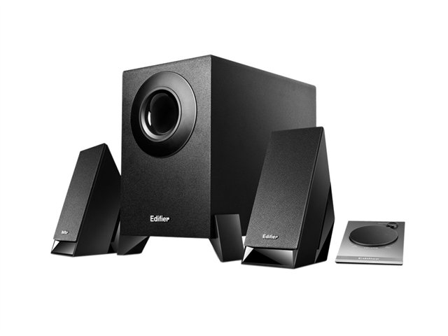 Edifier M1360, 2.1 Kanäle, 8,5 W, Pc, Schwarz, Holz, Kabelgebunden