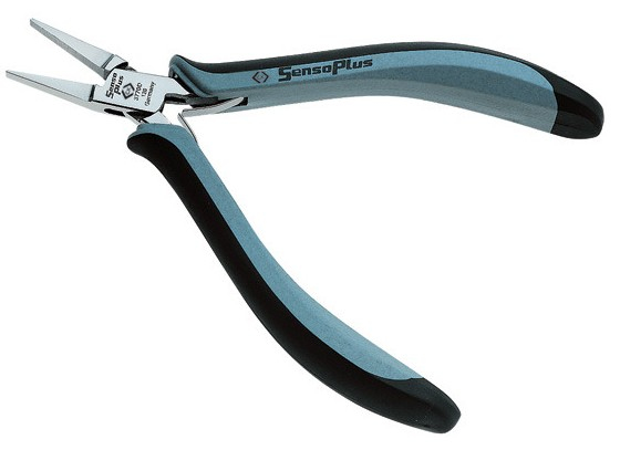 C.K Tools SensoPlus, Nåltänger, Stål, Svart, Blå, 120 mm | Verktyg & Verkstad - Tänger - Flack- och Rundtång | GameStuff