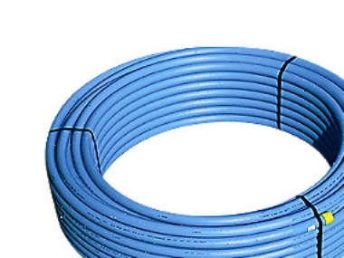 PE-rør 50x4,6mm PN10. 100m - sininen PE80-SDR11. EN12201 - (100 metriä)