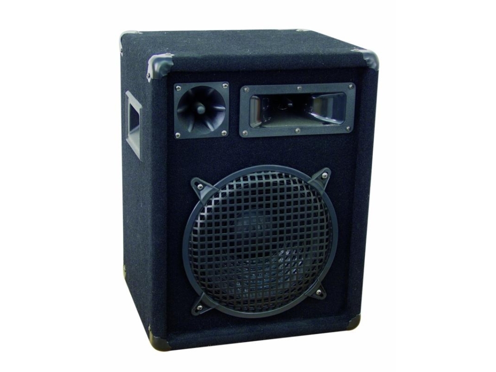 Omnitronic Dx-1022, 3-Wege, 1.0 Kanäle, Kabelgebunden, 200 W, 50 - 18000 Hz, Schwarz