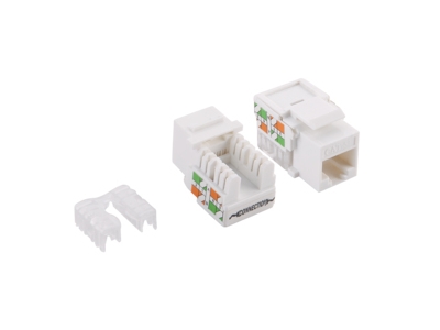 Logilink Nk4006, Rj-45, Utp, 5E, Weiß, Eia/Tia 568A-5, 20 G
