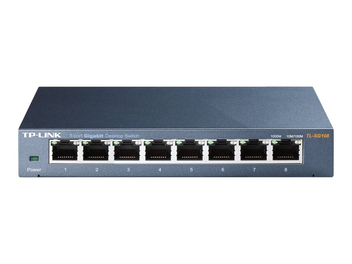 Tp-Link Tl-Sg108 - Switch - 8 X 10/100/1000 - Desktop