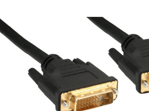 Inline 17772P, 2 M, Dvi-D, Dvi-D, Hanstik, Hanstik, Sort