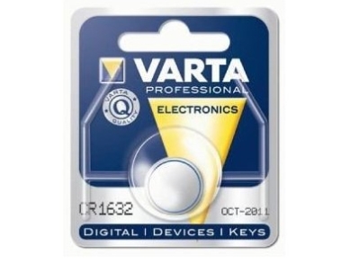 Varta 1X 3V Cr 1632, Einwegbatterie, Cr1632, Lithium, 3 V, 1 Stück(E), 135 Mah