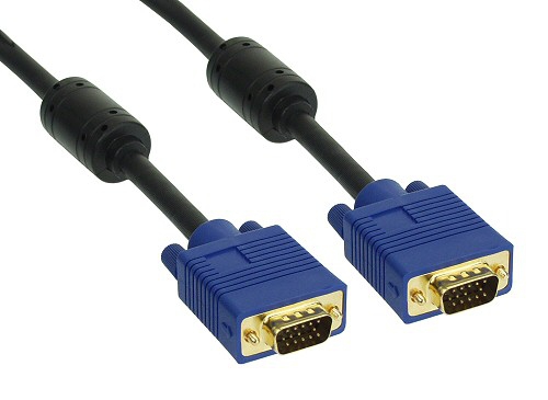 Inline S-Vga Kabel Premium, 15Pol Hd Stecker / Stecker, Schwarz, 3M, 3 M, Vga (D-Sub), Vga (D-Sub), Schwarz, Gold, Stecker/Stecker