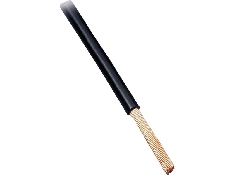 BKL Electronic 1503028/10 Fordonskabel FLRY-B 1 x 6 mm² Svart 10 m