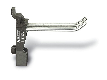 Hazet 112-260, Værktøjsholder Med Krog, Sort, Rustfrit Stål, 60 Mm, 20 G