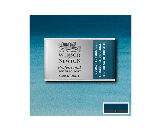 Watercolour Proff Pan Cob Turquoise 190