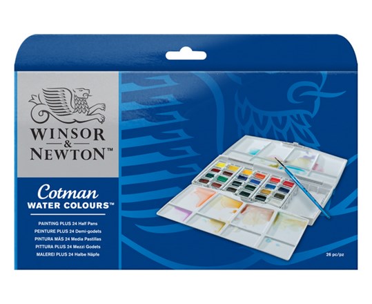 Cotman Watercolour Pan Paintingbox Plus