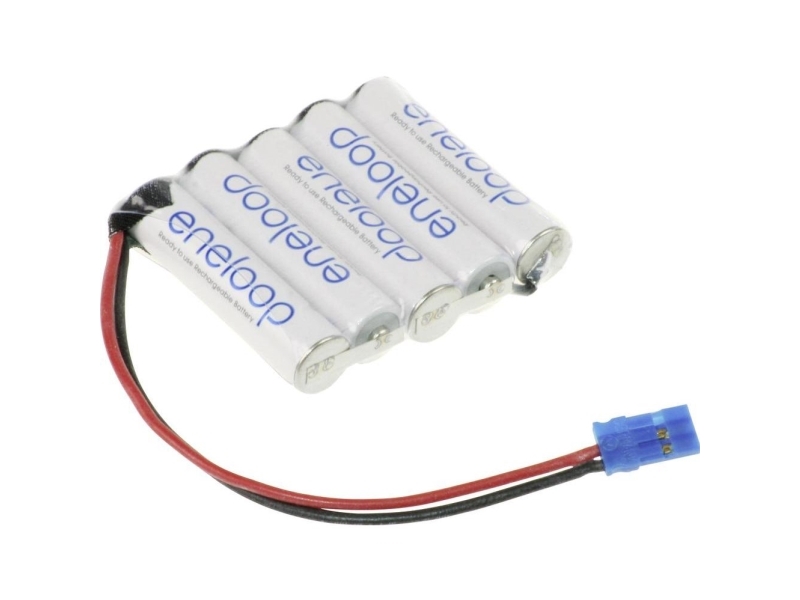 Panasonic Eneloop Reihe F1x5 Batteriepack: Zellen 5, Größe R03 (Aaa), Nimh 6 V 750 Mah