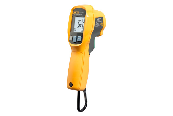 Fluke 62 MAX, F, °C, -30 - 500 ° C, Gul, -22 - 932 ° F, 1,5 ° C, Rektangulär | Ventilation & Klimat - Annan ventilation och klimat - Temperaturmätningsutrustning | GameStuff