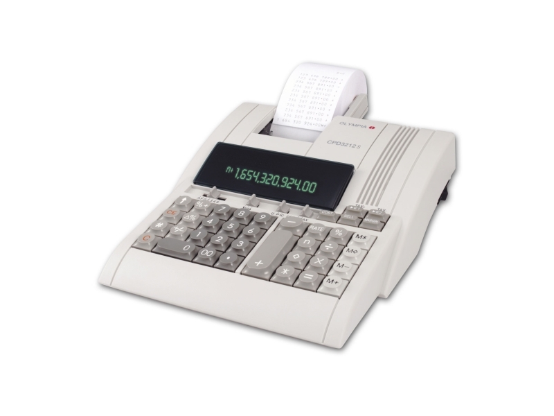 Olympia Cpd 3212 T, Desktop, Druckrechner, 12 Ziffern, 1 Zeilen