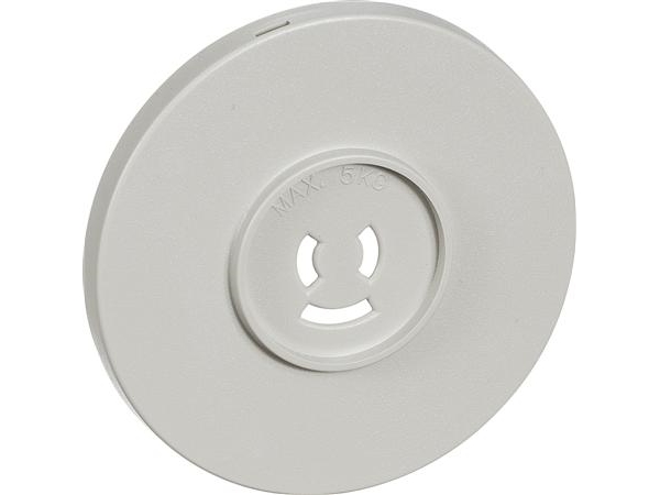 Afdækning Lampestikkontakt Ø80 Mm, Grå