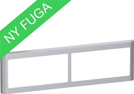 Fuga Designramme 63 Soft 2X2m Vandret Stålmetallic