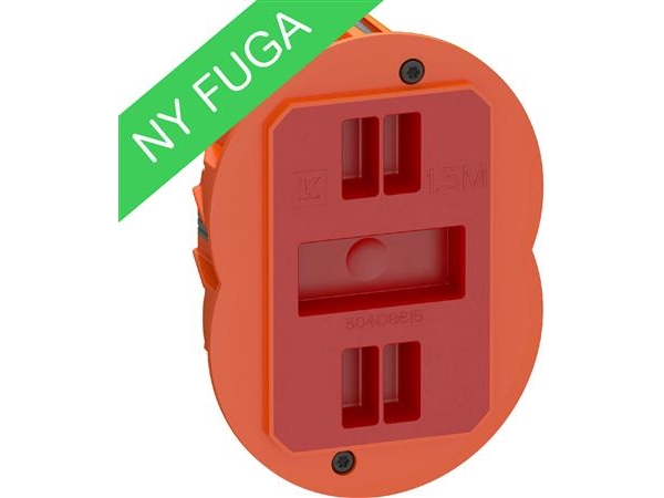 Fuga Air Slim Forfradåse 1,5 Modul Orange