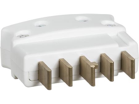 Stikprop 3P+N+J 440V 16A Lige Hvid