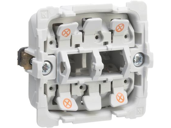 Fuga Lampeholder For 2 Halvmodul Lamper